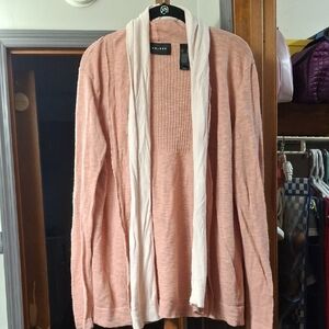 Axcess Blush Pink Cardigan with Scarf